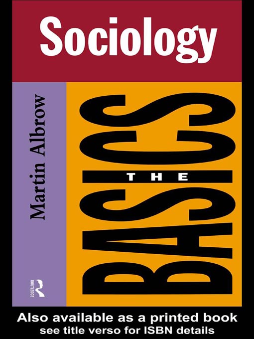 Cover image for Sociology